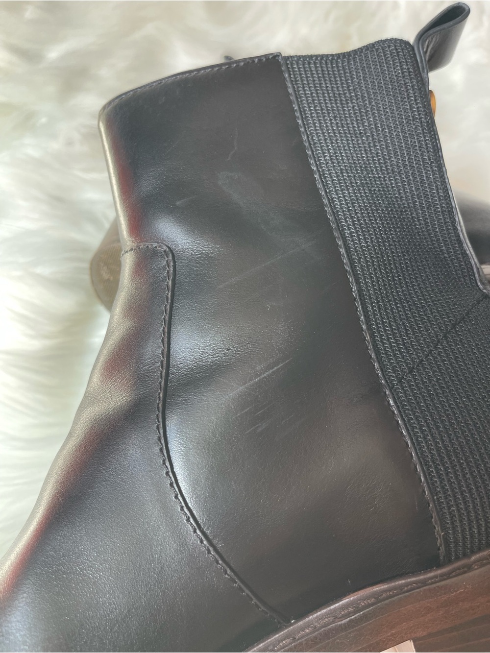 Tory Burch Sierra Antik Chelsea Boots Black Leather Women’s 9.5 Style 84888 - Picture 11 of 13